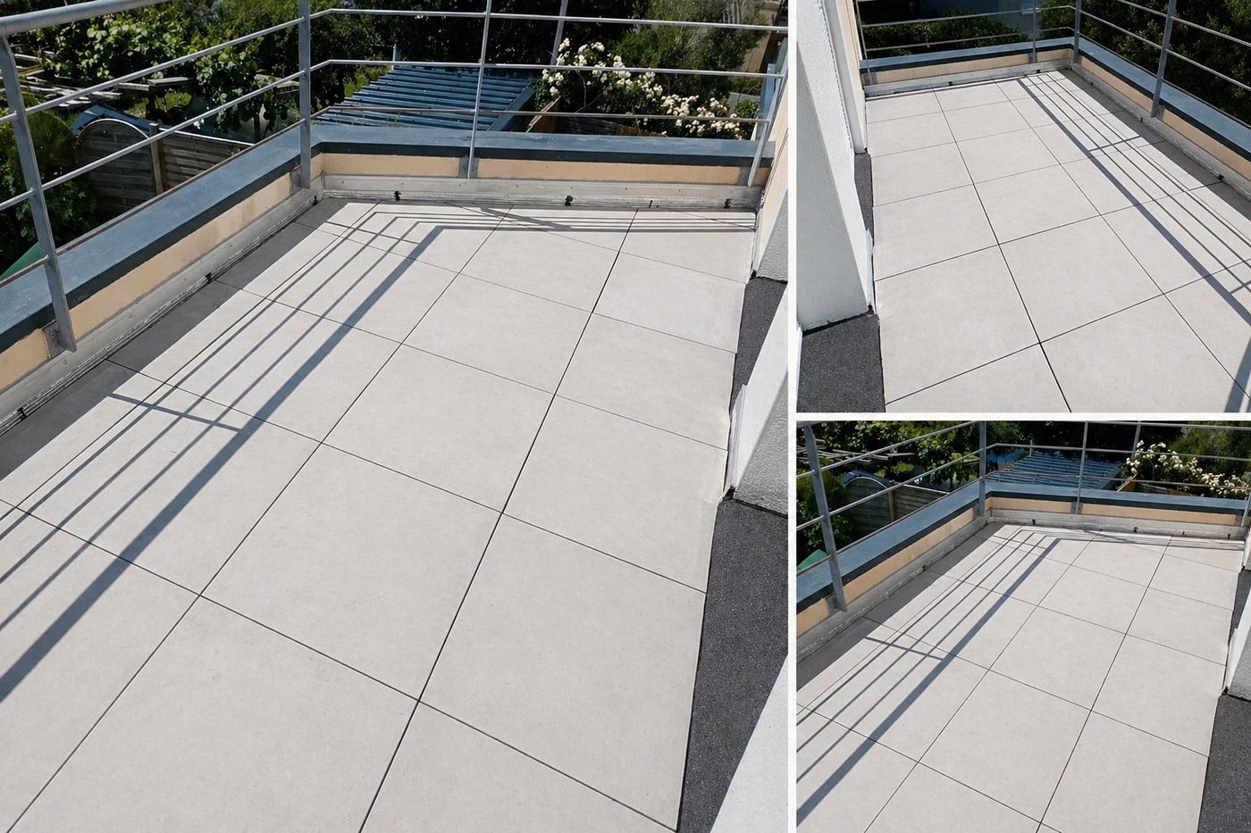 Étanchéité de terrasse et pose de dalles